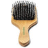 GranNaturals Boar + Nylon Bristle Paddle Hair Brush - Large Natural Flat Square Wooden Hairbrush for Thick, Wavy, Straight, Long or Short Hair - Women and Men