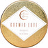 Auric Moon | Rosewater + Wildflowers Scented Luxury Soy Coconut Candle for Women | Slow 35+ Hour Burn | Love & Elevate Your Space | 5.5 Oz Metal Tin with Lid | Hand-Poured in California