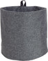 Bigso Soft Around Hanging Storage Basket/Hamper, Large, Grey