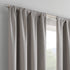 ECLIPSE Kendall Modern Blackout Thermal Rod Pocket Window Curtain for Bedroom or Living Room (1 Panel), 42" x 63", Grey