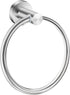 Marmolux Acc - Brushed Stainless Steel Towel Ring | Modern Hand Towel Holder for Bathroom Wall | SUS304 Stainless Steel Bathroom Towel Ring Hardware Set.