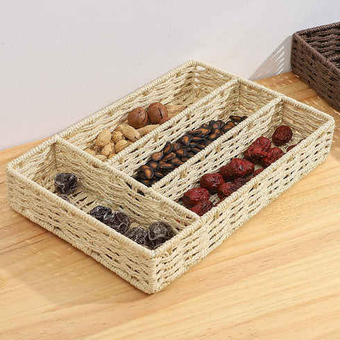 desk kitchen utensil drawer organizer tray, narrow silverware remote holder organizer small tray for drawer flatware organizer utensil cutlery tray eating table