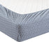 Comfort Spaces 100% Cotton Percale 3 Piece Set Ultra Soft Breathable Deep Pocket Printed Geometric Pattern Sheets with Pillow Cases Bedding, Twin, Diamond Blue