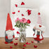 Valentines Day Gnome Plush Set of 2, Tabletop Swedish Elf Gnome Doll - Valentines Mantle Fireplace Decorations, Home Decor Living Room Table Mantel Centerpiece by 4E's Novelty