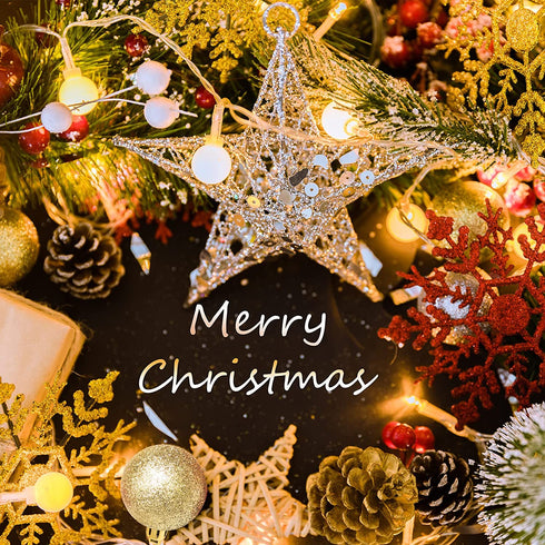 2.36" Christmas Ball Ornaments - 36Pcs Shatterproof Christmas Tree Decorations with Hanging Loop for Xmas Holiday Party Decor (Gold)