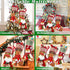 Linkowin Christmas Stockings, 3 Pack Classic 3D Xmas Stockings, Santa, Snowman, Reindeer Fireplace Character 18" Hanging Decorations, Xmas Stocking Holder Bulk for Family Home Holiday Xmas Tree Decor