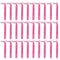Bulk Disposable Razors for Women Bundle ~ Pack of 30 Comfort Coated Twin Blade Razors for Travel, Gym, Etc.