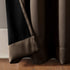 Sun Zero Oslo Theater Grade Extreme 100% Blackout Rod Pocket Curtain Panel, 52" x 84", Cocoa