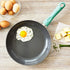 GreenLife Soft Grip Diamond Healthy Ceramic Nonstick, 10" Frying Pan Skillet, PFAS-Free, Dishwasher Safe, Turquoise