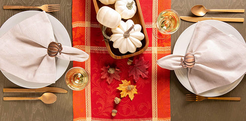 DII 14x72 Cotton Table Runner, Harvest Wheat - Perfect for Fall, Thanksgiving, Catering Events, Dinner Parties, Special Occasions or Seasonal D©cor