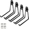 Heavy Duty Garage Utility Hooks with Anti-Slip Coating Used for Shop and Shed, Garden Storage Organize, Extended Wall Mount U Tool Holder (7 Inches, Pack of 4)