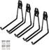 Heavy Duty Garage Utility Hooks with Anti-Slip Coating Used for Shop and Shed, Garden Storage Organize, Extended Wall Mount U Tool Holder (7 Inches, Pack of 4)