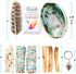 Smudge Kit - White Sage, Palo Santo, Abalone Shell, Smudging Feather, Kokopelli Keychain! Healing, Purifying, Meditating & Incense (Essentials Plus)