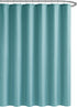 Creative Home Ideas Ombre Shower Curtain, 70 x 72, Aqua Solid