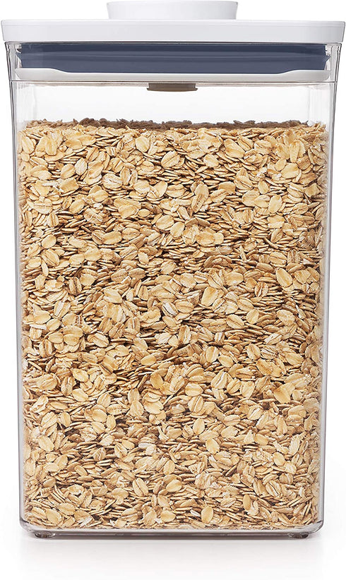 OXO Good Grips POP Container Airtight 4.4 Qt for Flour and More Food Storage, Square, Clear