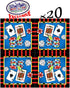 Deluxe Casino Night Theme Party Supplies Set for 20 People, Includes 20 Large Plates, 20 Small Plates, 20 Napkins, 20 Cups & 2 Table Covers - Perfect for Casino Night or Birthday (82 Pieces Total)