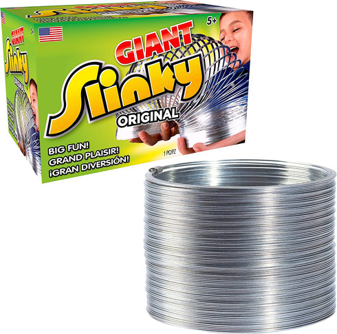 The Original Giant Slinky Walking Spring Toy, Metal Slinky, Toys for 3 Year Old Girls and Boys, Party Favors, Fidget Toys, by Just Play