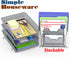 SimpleHouseware 3-Pack Stackable Desk File Document Letter Tray w/ 5 Compartments Step File Organizer, Silver