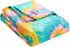 Betsey Johnson Home | Plush Collection | Throw - Ultra-Soft & Cozy Fleece, Lightweight & Luxuriously Warm, Perfect for Bed or Couch, Tie Dye Love