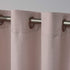 Exclusive Home Curtains Loha Linen Grommet Top Curtain Panel Pair, 54x84, Blush
