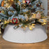 Blissun Christmas Tree Ring, Plastic Christmas Tree Collar, Christmas Tree Skirt for Artificial Christmas Trees Decoration (White)