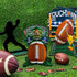 25 Pieces Football Table Centerpiece 3D Football Centerpieces Football Player Silhouette Centerpieces Football Party Decoration for Sports Game Day Party Tailgate Party Football Party Supplies