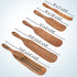 Plantéa Acacia Wooden Spurtle Set, Spurtles Kitchen Tools As Seen On Tv, Premium Wood Spatula Set, Heat Resistant Non Stick Spurtle Wooden Cooking Utensils For Stirring, Mixing, Whisking, Serving.(5)