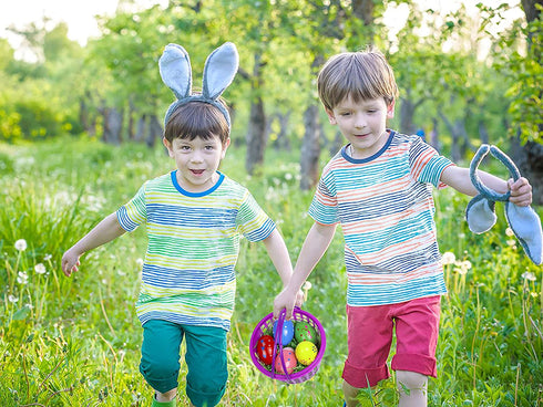 15 PCS Easter Baskets Small with Handles for Kids Egg Hunting-70g Easter Grass Stuffers for Spring Party Crafts Supplies Accessories Decorations Party Favors