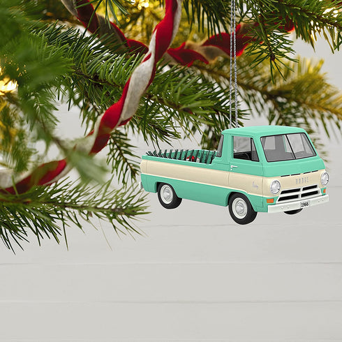 Hallmark Keepsake Christmas Ornament 2021, 1966 Dodge A-100 All-American Trucks, Metal