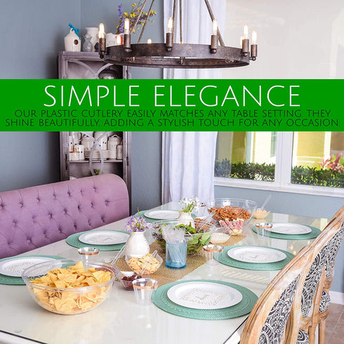 Plasticpro Disposable Clear Plastic Knives Heavyweight Box of 200 Count