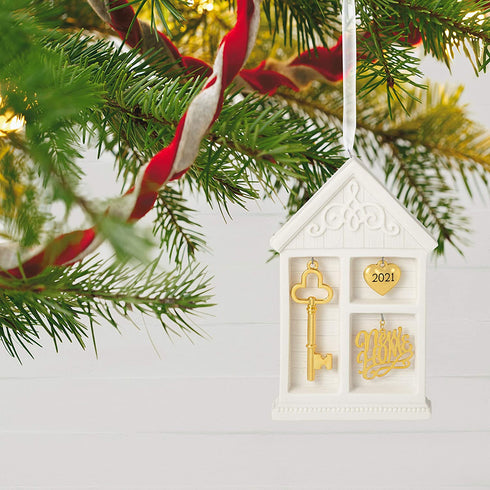 Hallmark Keepsake Christmas Ornament 2021 Year-Dated, New Home Shadow Box
