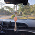 iSTONE Handmade Car Ornament Car Decor Himalayan Salt Healing Crystals Hanging Ornaments for Christmas Party Decor