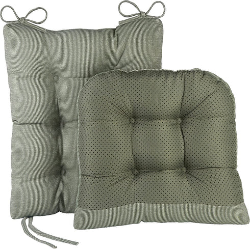 Klear Vu Gripper Saturn Rocking Chair Cushion Set, 2 Piece, 2 Count (Pack of 1), Celadon