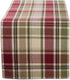 DII Fall Basics Collection 100% Cotton, Machine Washable, Tabletop, Table Runner, 13x72, Homespun Plaid