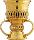 AM Regal Metal Incense Burner - Bakhoor Burner Mubkhara Frankincense Insence Burner - Ideal for Yoga, Spa & Aromatherapy (Gold)