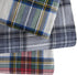 Comfort Spaces Cotton Flannel Breathable Warm Deep Pocket Sheets With Pillow Case Bedding, Twin, Scottish Plaid Green