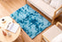 Sualvida Soft Fluffy Bedroom Rugs - 3' x 5' Feet Indoor Shaggy Plush Area Rug for Boys Girls Kids College Dorm Living Room Home Decor Floor Carpet ( Dark Blue)