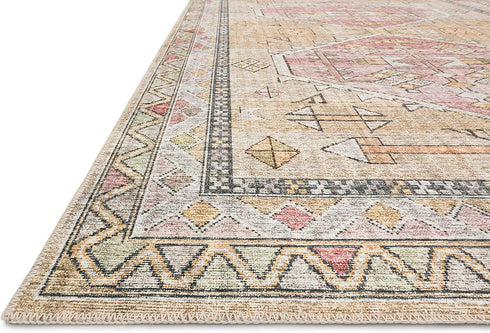 Loloi II Skye Collection SKY-04 Gold / Blush, Traditional 2'-3" x 3'-9" Accent Rug