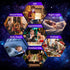 Ocean Wave Projector,Night Light Lamp 360° Roting with 8 Nebula Modes,LED Light Projector,Galaxy Projector with Timer, Remote Control, Speaker USB Turn Wiring, 6 Sleep Aid Sound