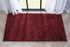 Well Woven Elle Basics | Emerson Shag Deep Red | Textured Mat Rug 2x4 (2'3" x 3'11")