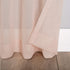 No. 918 Genevieve 2-Pack Linen Weave Semi-Sheer Rod Pocket Curtain Panel Pair, 50 in x 63, Blush Pink