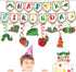 The Very Hungry Caterpillar Birthday Decorations Set - Kids Reading Story Theme Swirls Streamers Garland Banner and Cake Topper Party Supplies