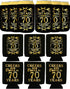 Cheers To 70th Years, 70th Birthday Can Bottle Cooler, 70th Birthday Gifts for Men, 70th Birthday Sleeve, 70th Birthday Decorations for Men, 70th Birthday Party Supplies, 70th Birthday Favors