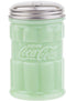 Tablecraft Coca-Cola Jadeite Sugar Pourer 3.25 x 3.25 x 5", Green