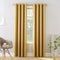 Sun Zero Barrow Energy Efficient Grommet Curtain Single Panel, 54" x 95", Flax