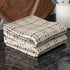 Ritz Royale Collection 100% Combed Terry Cotton, Highly Absorbent, Oversized Checked Kitchen Towel Set, 28" x 18", 2-Pack, Black