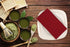 Ruvanti Kitchen Cloth Napkins 12 Pack 18 X 18 Inch Dinner Napkins Soft, Comfortable, Reusable Napkins, Durable Linen Napkins, Perfect Table Napkins, Burgundy Napkins for Dinners, Parties & Wedding.