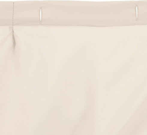 Amazon Basics Pinched Pleat Bathroom Shower Curtain - Beige, 72 Inch