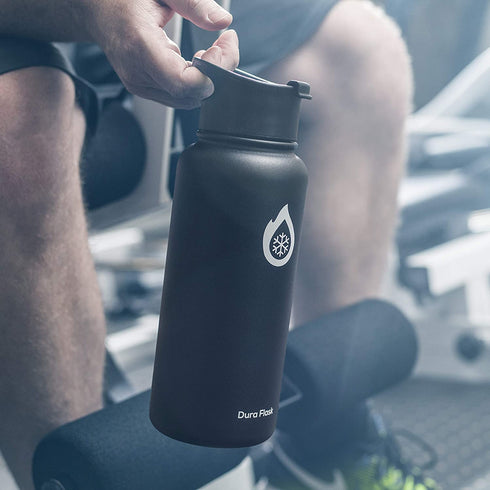 Explorer 32oz Insulated Water Bottle (Midnight Black)