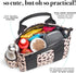 Fit + Fresh Sanibel Insulated Lunch Bag, Lunch Bag for Women Includes 2 Food Containers, Reusable Lunch Box, Perfect for Work, School, Beach & More, Cheetah